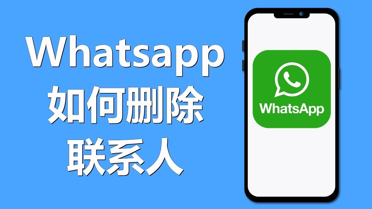 如何删除WhatsApp上的联系人？